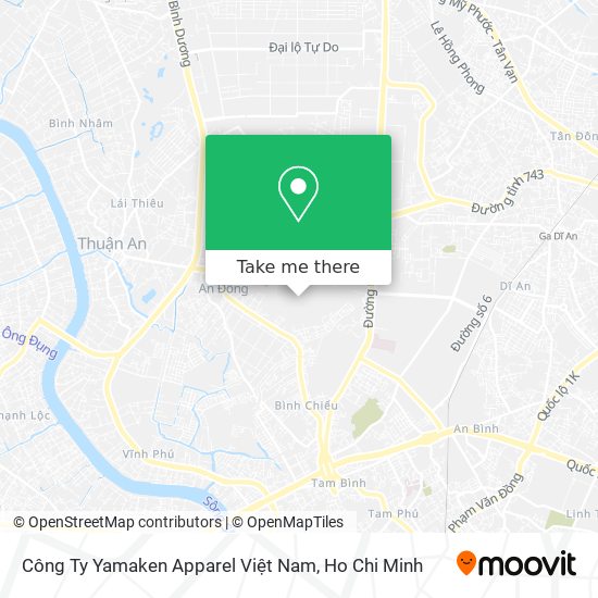 Công Ty Yamaken Apparel Việt Nam map