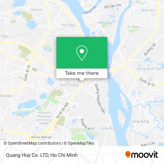 Quang Huy Co. LTD map