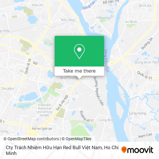 Cty Trách Nhiệm Hữu Hạn Red Bull Việt Nam map