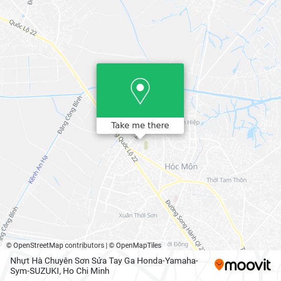 Nhựt Hà Chuyên Sơn Sửa Tay Ga Honda-Yamaha-Sym-SUZUKI map