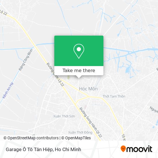 Garage Ô Tô Tân Hiệp map