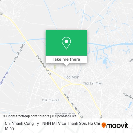 Chi Nhánh Công Ty TNHH MTV Lê Thanh Sơn map