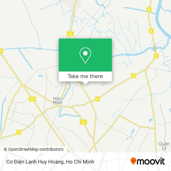 Cơ Điện Lạnh Huy Hoàng map