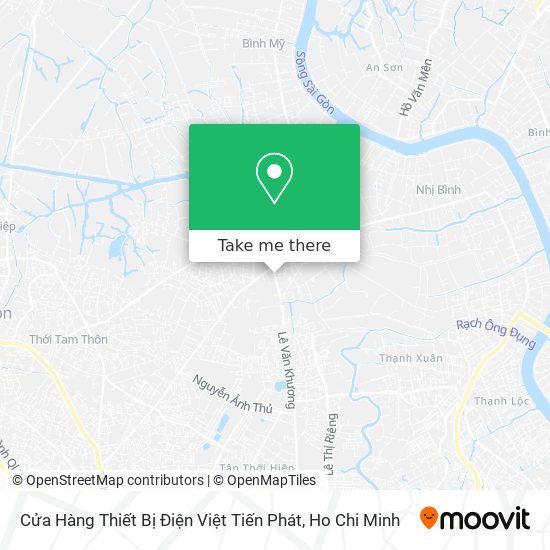 Cửa Hàng Thiết Bị Điện Việt Tiến Phát map