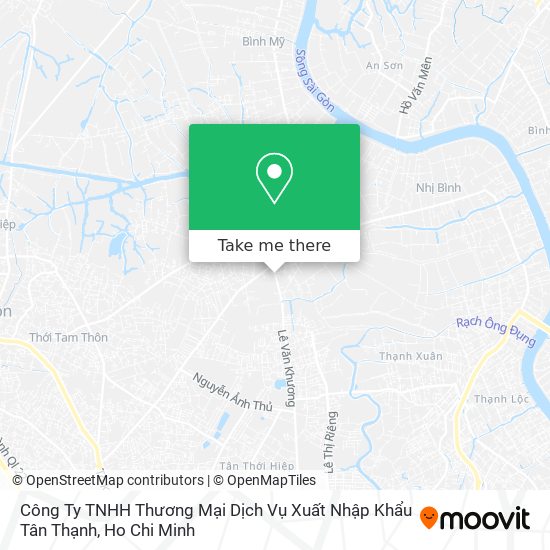 Công Ty TNHH Thương Mại Dịch Vụ Xuất Nhập Khẩu Tân Thạnh map