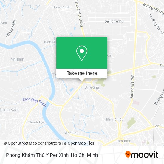 Phòng Khám Thú Y Pet Xinh map