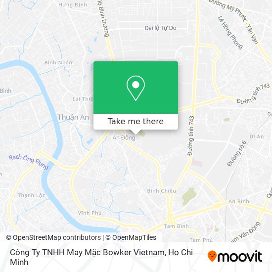 Công Ty TNHH May Mặc Bowker Vietnam map