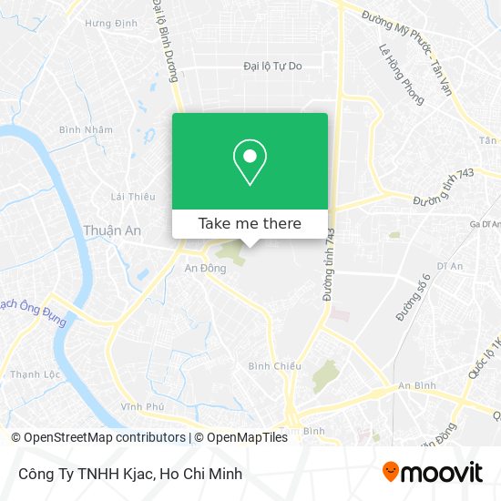 Công Ty TNHH Kjac map