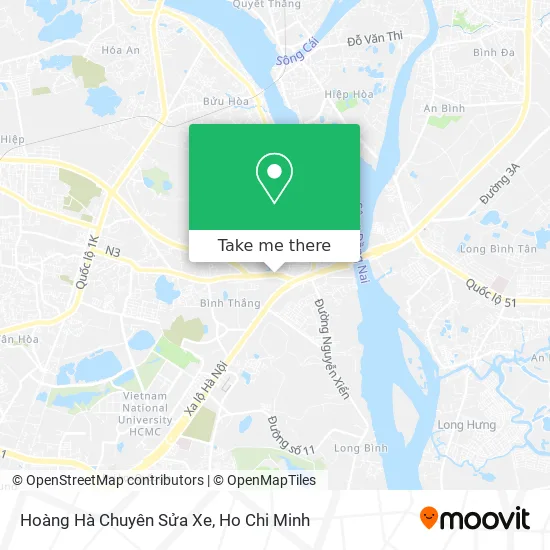 Hoàng Hà Chuyên Sửa Xe map