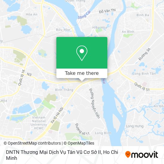 DNTN Thương Mại Dịch Vụ Tân Vũ Cơ Sở II map