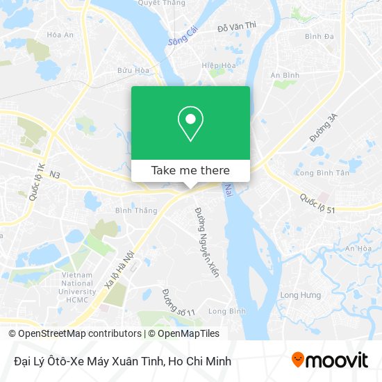 Đại Lý Ôtô-Xe Máy Xuân Tình map