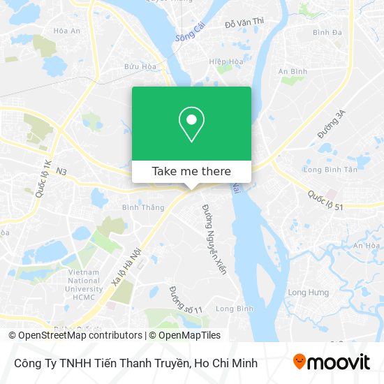 Công Ty TNHH Tiến Thanh Truyền map