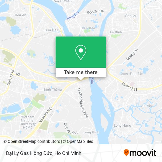 Đại Lý Gas Hồng Đức map