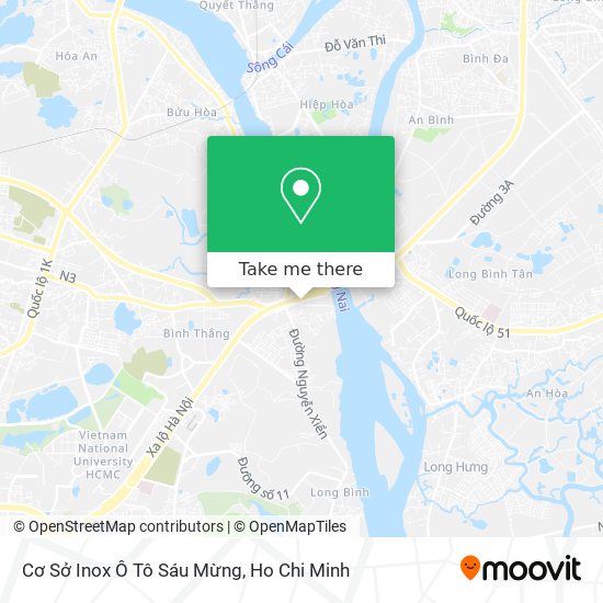 Cơ Sở Inox Ô Tô Sáu Mừng map