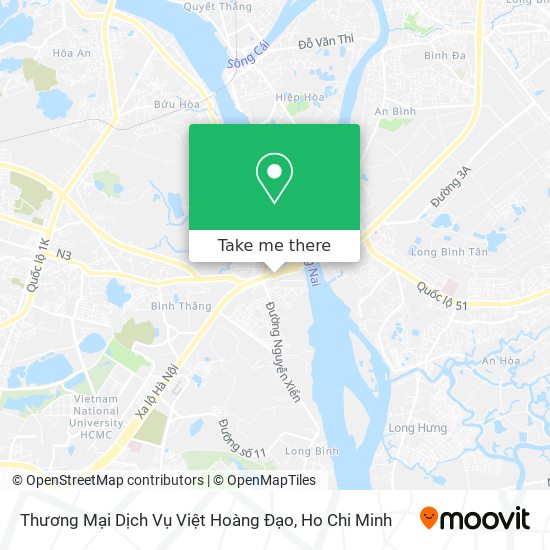 Thương Mại Dịch Vụ Việt Hoàng Đạo map