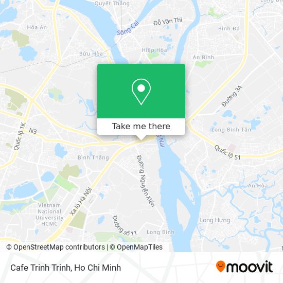 Cafe Trinh Trinh map