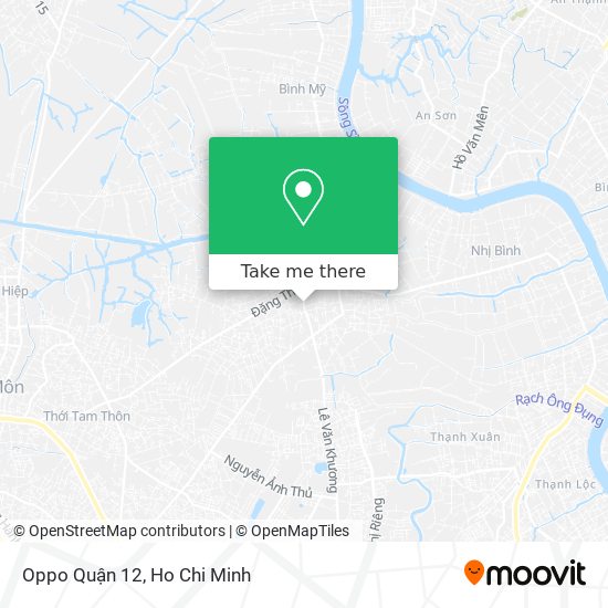 Oppo Quận 12 map