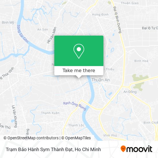 Trạm Bảo Hành Sym Thành Đạt map