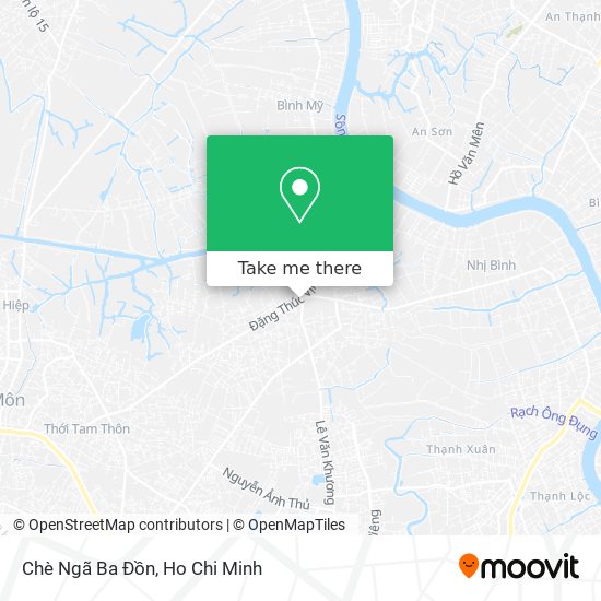 Chè Ngã Ba Đồn map