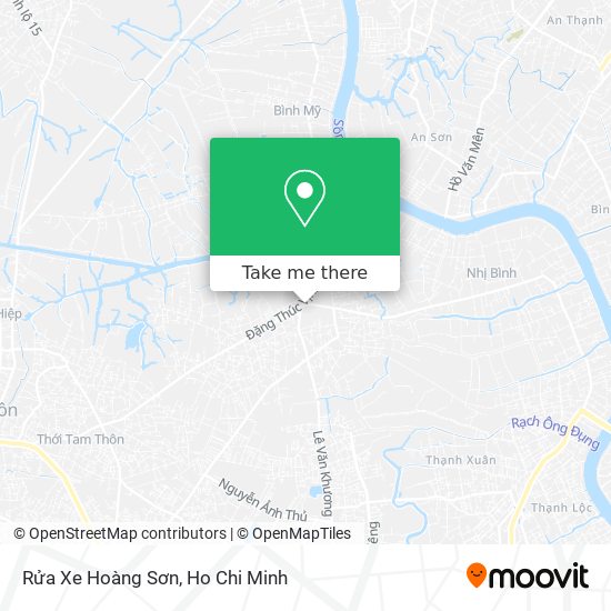 Rửa Xe Hoàng Sơn map