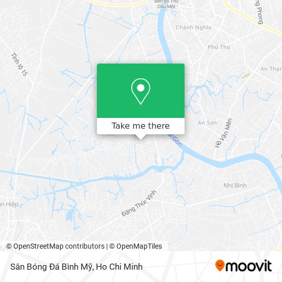 Sân Bóng Đá Bình Mỹ map