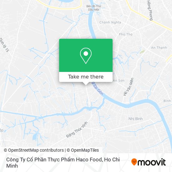 Công Ty Cổ Phần Thực Phẩm Haco Food map