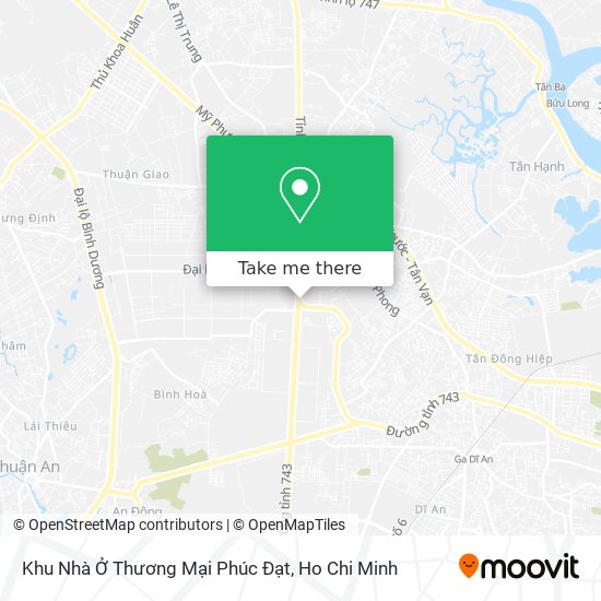 Khu Nhà Ở Thương Mại Phúc Đạt map