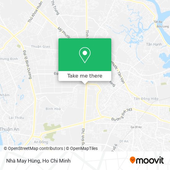 Nhà May Hùng map