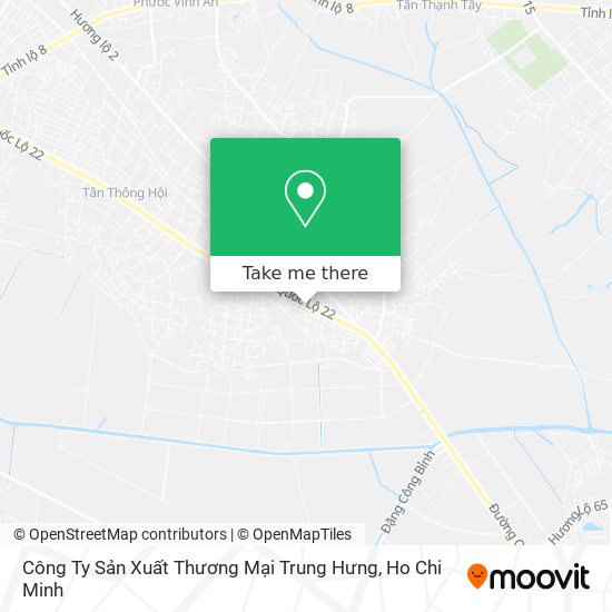 Công Ty Sản Xuất Thương Mại Trung Hưng map