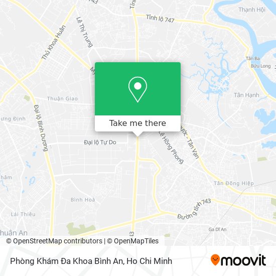 Phòng Khám Đa Khoa Bình An map