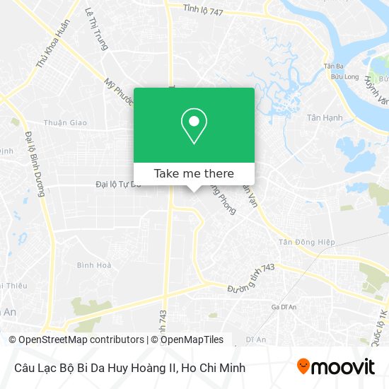 Câu Lạc Bộ Bi Da Huy Hoàng II map