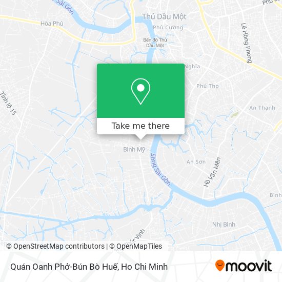 Quán Oanh Phở-Bún Bò Huế map