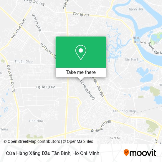 Cửa Hàng Xăng Dầu Tân Bình map