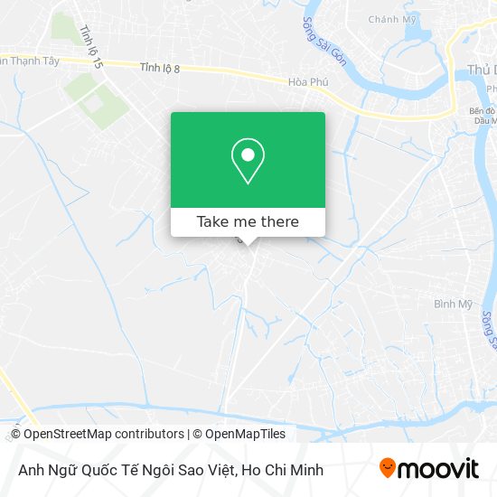 Anh Ngữ Quốc Tế Ngôi Sao Việt map