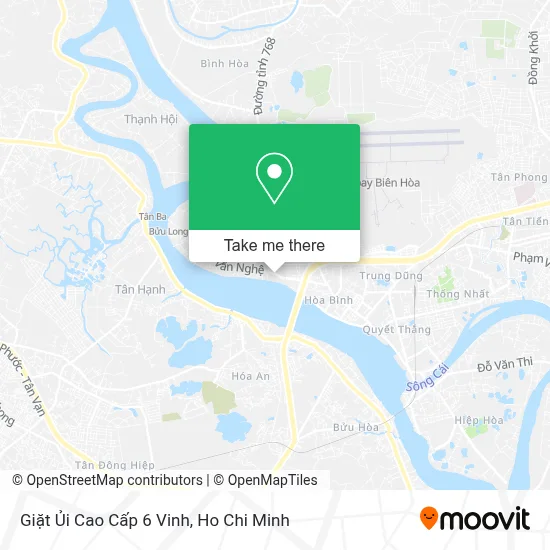 Giặt Ủi Cao Cấp 6 Vinh map