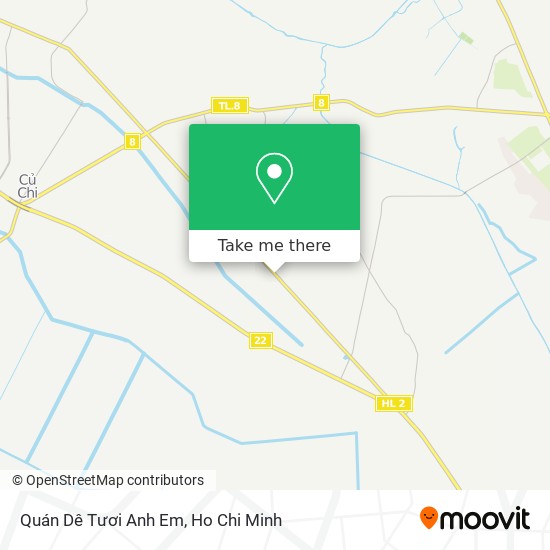Quán Dê Tươi Anh Em map