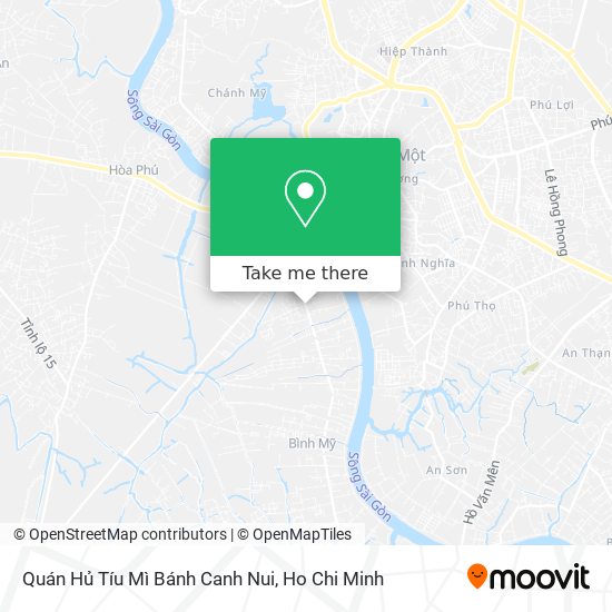 Quán Hủ Tíu Mì Bánh Canh Nui map