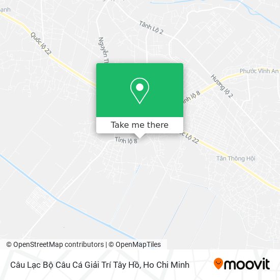 Câu Lạc Bộ Câu Cá Giải Trí Tây Hồ map