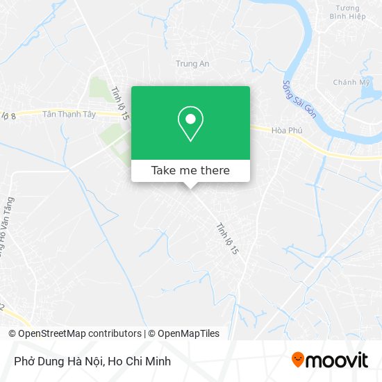 Phở Dung Hà Nội map
