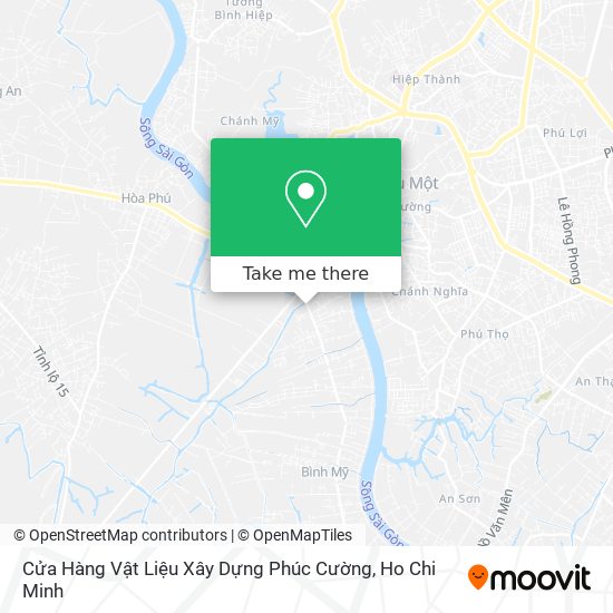 Cửa Hàng Vật Liệu Xây Dựng Phúc Cường map