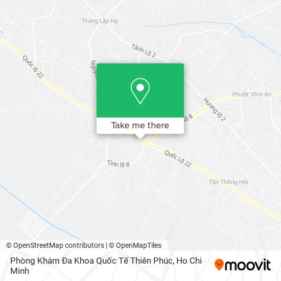 Phòng Khám Đa Khoa Quốc Tế Thiên Phúc map