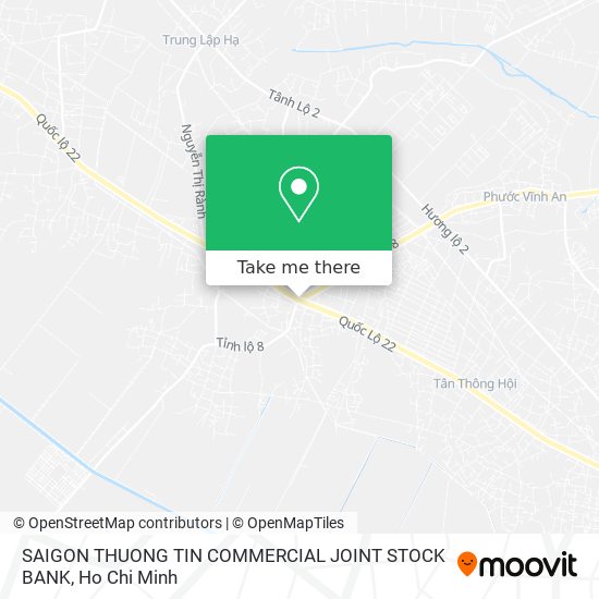SAIGON THUONG TIN COMMERCIAL JOINT STOCK BANK map