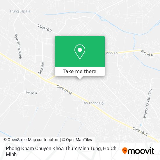 Phòng Khám Chuyên Khoa Thú Y Minh Tùng map