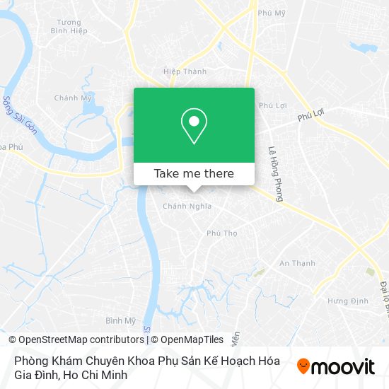 Phòng Khám Chuyên Khoa Phụ Sản Kế Hoạch Hóa Gia Đình map