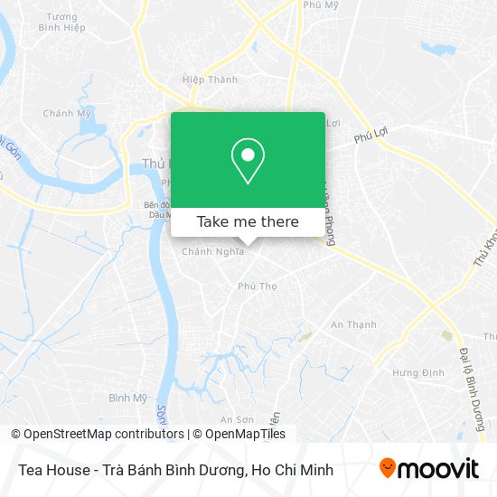 Tea House - Trà Bánh Bình Dương map