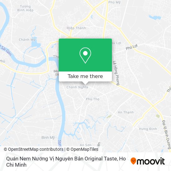 Quán Nem Nướng Vị Nguyên Bản Original Taste map