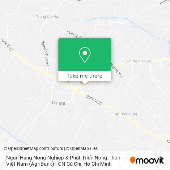 Ngân Hàng Nông Nghiệp & Phát Triển Nông Thôn Việt Nam (AgriBank) - CN Củ Chi map