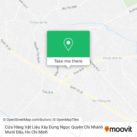 Cửa Hàng Vật Liệu Xây Dựng Ngọc Quyên Chi Nhánh Mười Đấu map