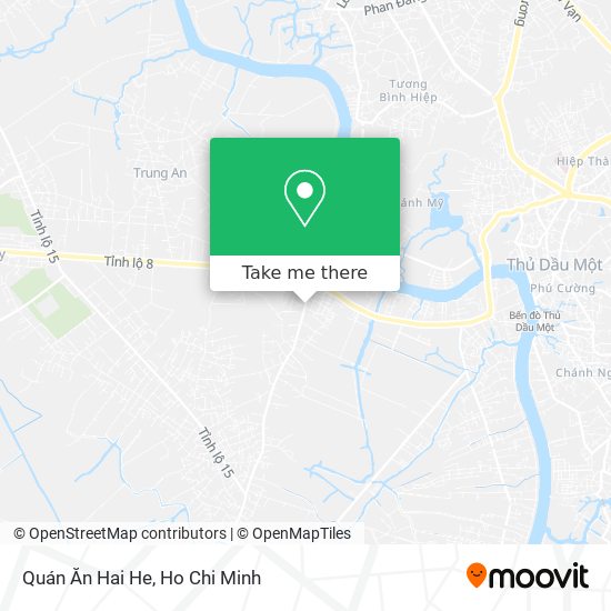 Quán Ăn Hai He map