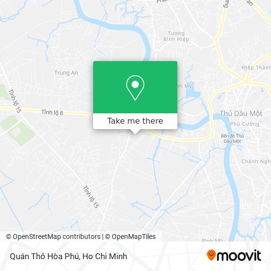 Quán Thỏ Hòa Phú map